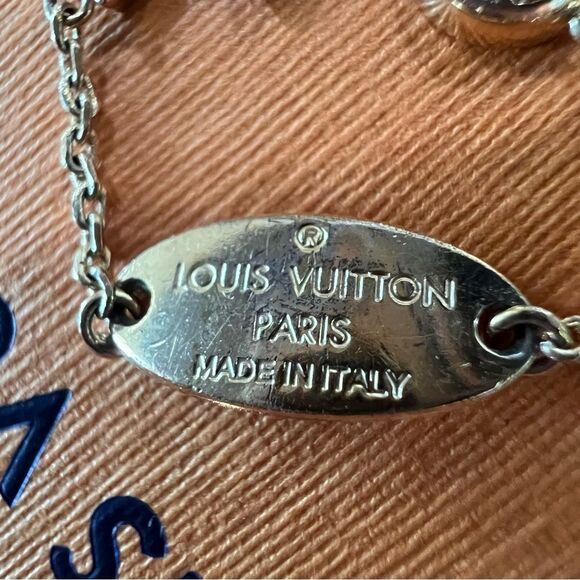 LOUIS VUITTON 
Metal Crystal Petite Louis Ring S - Picture 3 of 4